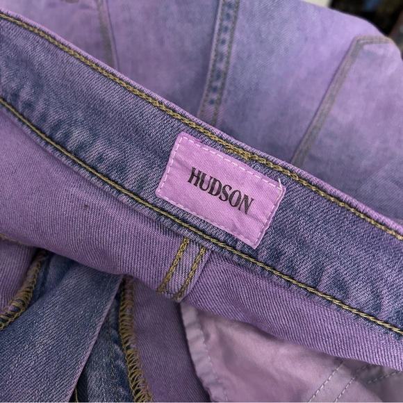 Hudson KASS Purple Distressed Jeans 27x28 - Picture 8 of 13